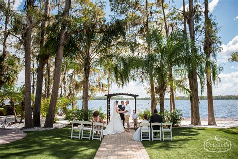 Emma and Scott's British destination Paradise Cove Orlando, Florida Wedding