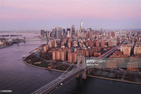 Dawn breaks over Manhattan as the city struggles to contain the... News ...