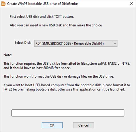 Create WinPE Bootable USB Drive - DiskGenius