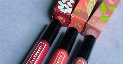 Review: Emina Lip Cream Matte shade Mauvelous, Tumbleweed, Jellybean. | Beauty Never Dies