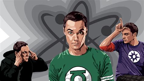 Wallpaper : illustration, cartoon, The Big Bang Theory, Sheldon Cooper ...