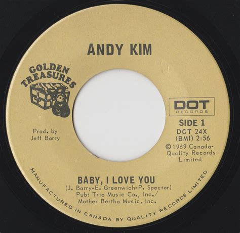 Andy Kim - Baby, I Love You (1969, Vinyl) | Discogs