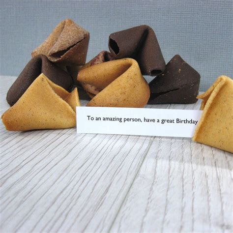 Six Happy Birthday Fortune Cookies Cracked Cookies, Fortune Cookie, Happy Birthday, Sweets ...