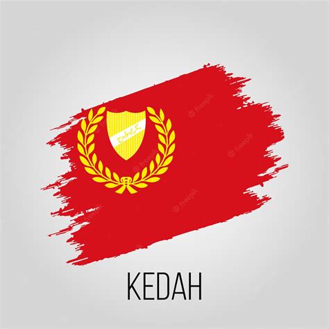 Premium Vector | Vector malaysia state Kedah and region vector grunge ...