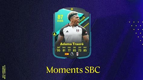 How to Complete Adama Traore Moments SBC in EA FC 24? - TalkEsport