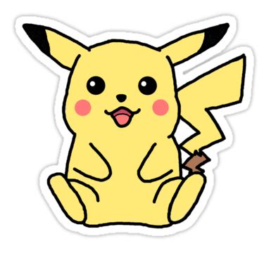 Pikachu Semi Transparent By Mary Abbott Pikachu Cute Stickers | My XXX Hot Girl