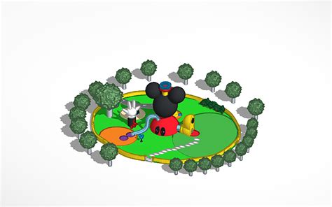 3D design New Mickey Mouse clubhouse - Tinkercad