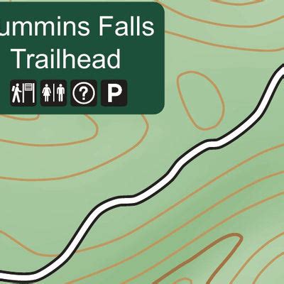 Cummins Falls State Park Map by Tennessee State Parks | Avenza Maps