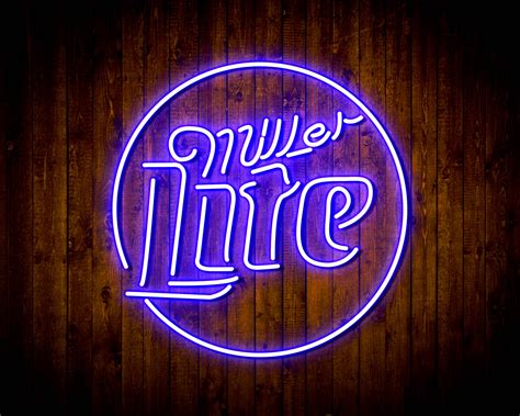 Miller Lite Handmade Neon Flex LED Sign | PRO LED SIGN