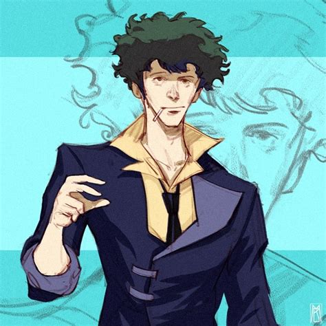 ArtStation - Cowboy Bebop fanart - Spike Spiegel