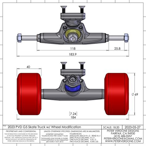 Performance Skate Wheels | Peter Verdone Designs