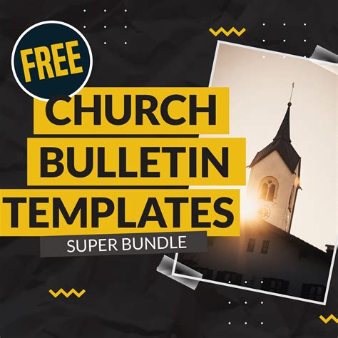 free church bulletin templates - Ministry Voice