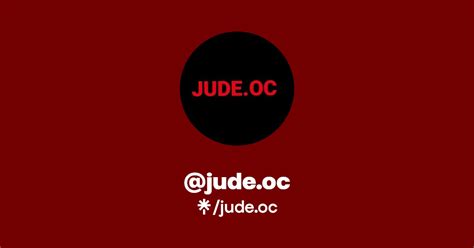 jude.oc | Twitter, Instagram, TikTok | Linktree