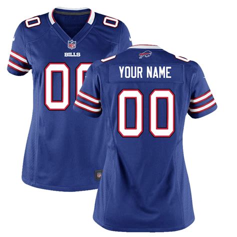 Women's Buffalo Bills Nike Royal Blue Custom Game Jersey