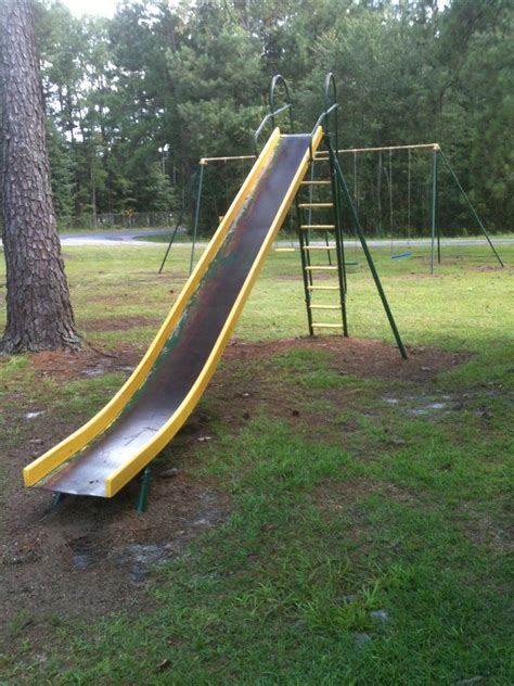 Vintage Playground Slide