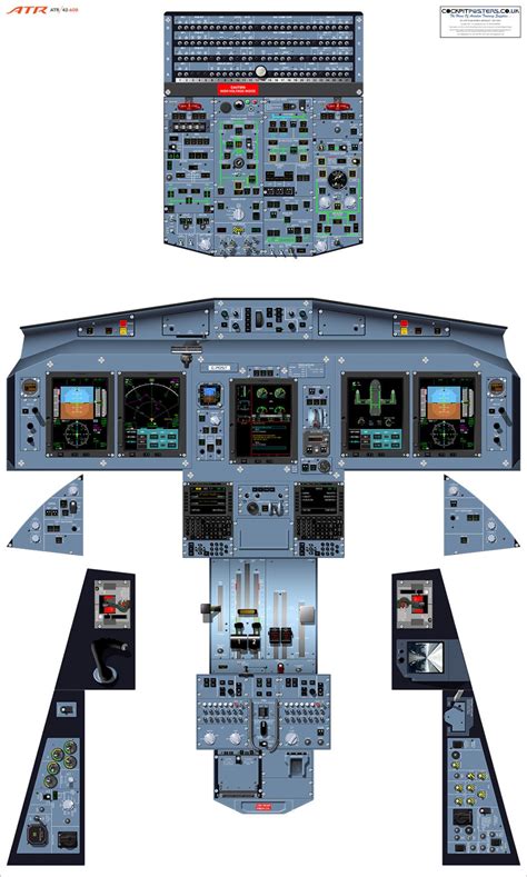 ATR 42-600 Cockpit Poster - Etsy