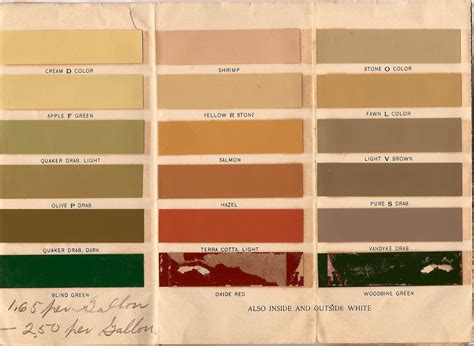 color palettes 1900 - Google Search | Historic paint colours, Paint colors for home, Historic paint