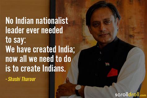 30 Powerful Shashi Tharoor Quotes About The Idea India