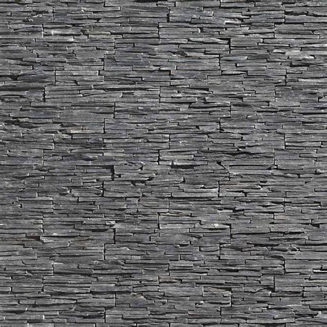 Natural stone wall cladding panel - JET DARK THIN SET - CUPA STONE - indoor / outdoor / textured