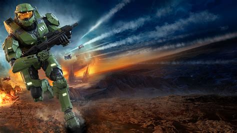 ArtStation - Halo 3 Wallpaper with Infinite Master Chief