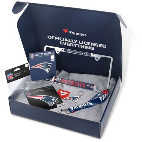 New England Patriots Fanatics Pack Automotive-Themed Gift Box - $55+ Value