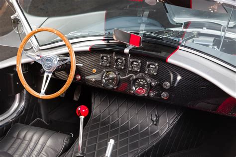 Car interior of the silver Shelby Cobra | Shelby cobra replica, Shelby cobra, Cobra replica