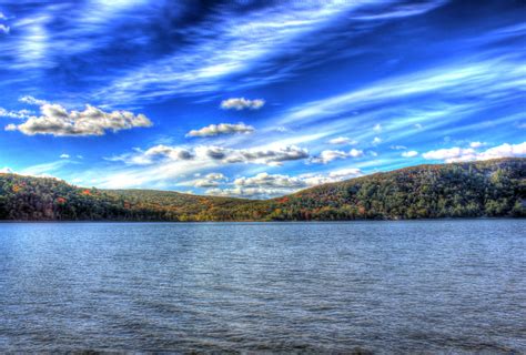 Sky over Lake at Devil's Lake State Park, Wisconsin image - Free stock ...