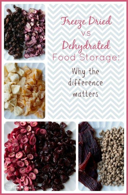 What's the Difference Between Freeze-Dried and Dehydrated Foods?