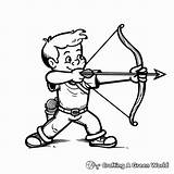 Bow And Arrow Coloring Pages  Free & Printable sketch template