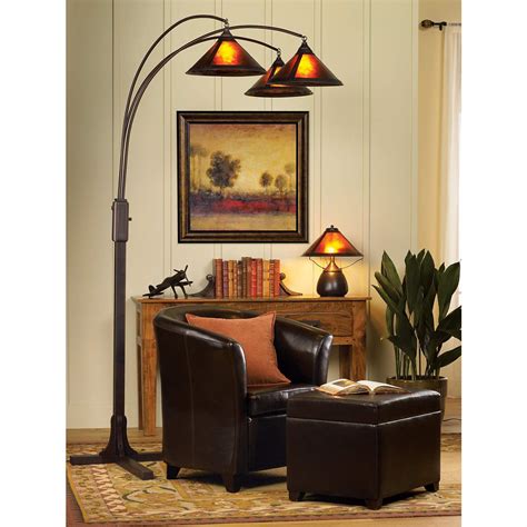 Mission-Style 17" High Mica Accent Table Lamp - #82487 | Lamps Plus