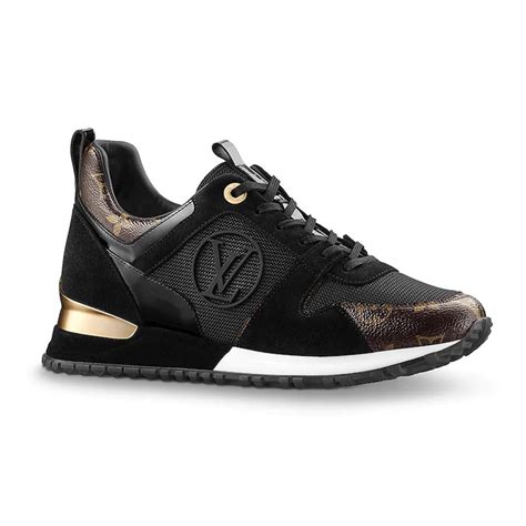 Louis Vuitton LV Unisex Run Away Sneaker in Suede Calf Leather-Black - LULUX