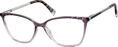 Purple Cat-eye Glasses #1914427