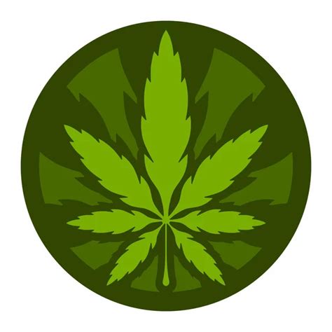 Marijuana Pot Weed Leaf Symbol Stock Vector by ©briangoff 99947832