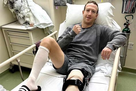 Mark Zuckerberg Shares Photo on Instagram After ACL Surgery – La Voce ...