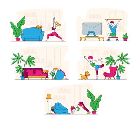 Yoga Stretch Class Illustrations, Royalty-Free Vector Graphics & Clip Art - iStock