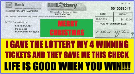 Steve Player - Steve's Blog: My Recent Winners Lotto Draw, Concord Nh, State Lottery, Lottery ...