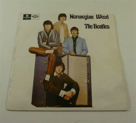 * BEATLES 'NORWEGIAN WOOD', EP Record, in PC, AU c.1968 – Treats & Treasures