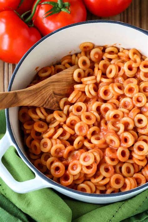 Easy Homemade Spaghettios {Copycat Spaghettios Recipe}