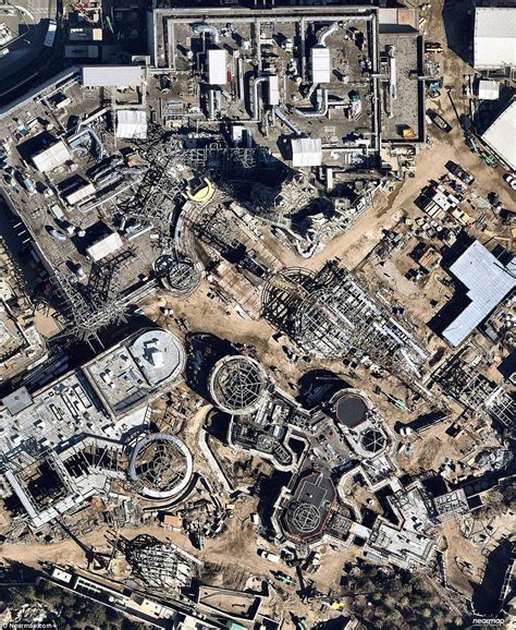 Images show progress of Disney's Star Wars attraction in California ...