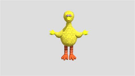 Big Bird Rigged - Download Free 3D model by Here's Annoying Orange (@heresannoyingorange ...