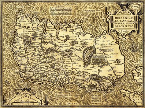 Ancient map of Ireland C. 1573 : r/ireland