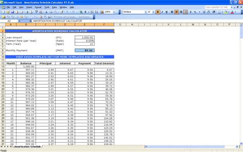 Excel Spreadsheet Mortgage Calculator — db-excel.com