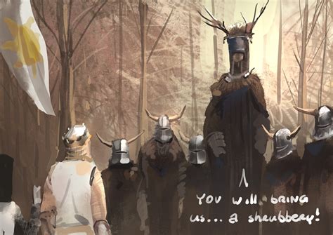 the knights who say NI by Eurns on Newgrounds