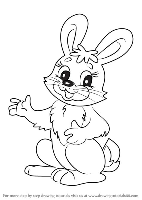 Line drawing of rabbit - financegai