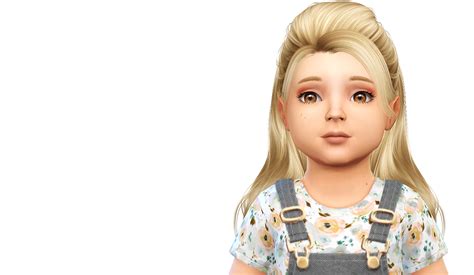 fabienne | Sims 4 toddler, Toddler cc sims 4, Sims hair