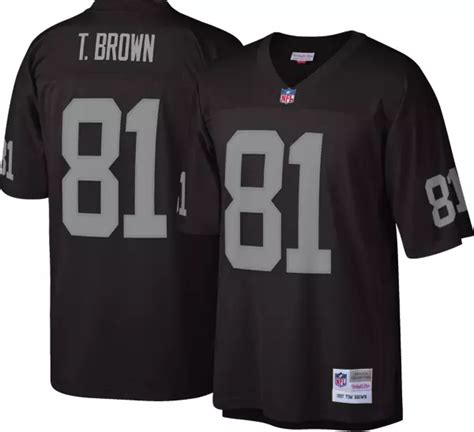 Mitchell & Ness Men's Oakland Raiders Tim Brown #81 Black 1997 Home Jersey | DICK'S Sporting Goods