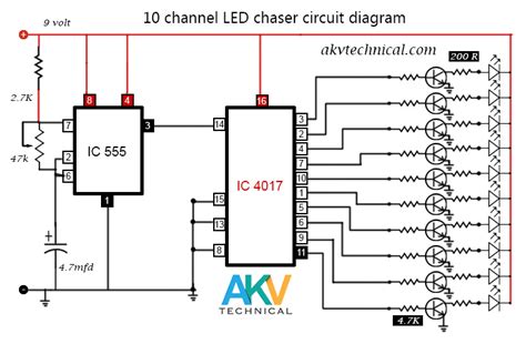 [DIAGRAM] 8 Led Chaser Circuit Diagram - MYDIAGRAM.ONLINE