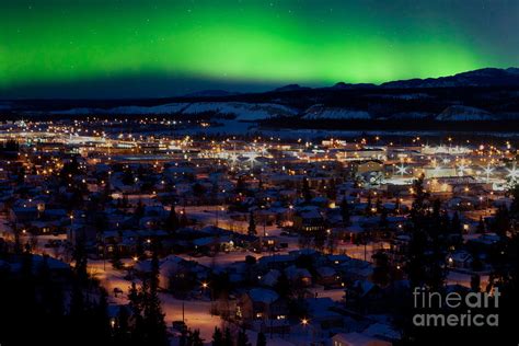 Northern Lights Over Whitehorse Photograph by Stephan Pietzko