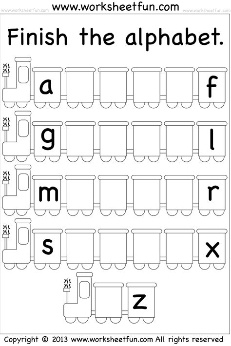 Alphabet Worksheets Kindy – AlphabetWorksheetsFree.com