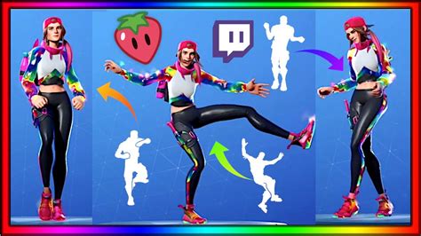 130+ EMOTES WITH NEW LOSERFRUIT SKIN! - Fortnite Skin Showcase - YouTube